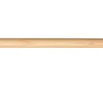 Cold Steel Trail Hawk axe, side view with black head and long light wood handle