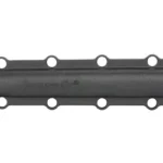 Cold Steel DELTA DART NECK SHTH black sheath, top view with perimeter eyelets