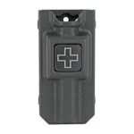 North American Rescue NAR RIGID GEN 7 C-A-T TQ CASE BLK, black front view with cross emblem