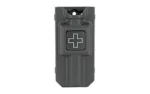 North American Rescue NAR RIGID GEN 7 C-A-T TQ CASE BLK, black front view with cross emblem