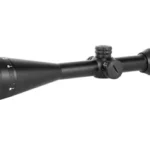 KONUS KONUSPRO PLUS 6-24X50 IR MBLK black scope, right-side view with adjustment turrets