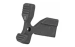 STRIKE ENHANCED BOLT CATCH black angled side view with textured upper and lower pads