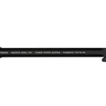 STRIKE CHARGING HANDLE BLK black top view with long shaft and T-shaped handle