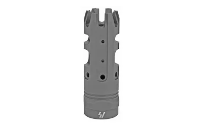 primary-10464 STRIKE KING COMP 556, dark gray front view with prongs and circular side ports