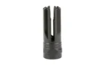 STRIKE VENOM FLASH HIDER black muzzle device, upright side view with long open prongs