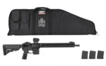 Springfield SPGFLD ST VIC V2 rifle, right-side view with black case and three magazines