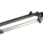 Springfield M1A M2 Bipod black and silver angled view with folded legs and mounting hardware