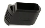Springfield MAG XTENSION XDM45 BKSTRAP 1, black magazine extension in angled top view