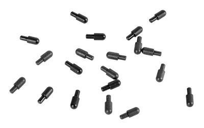 primary-10610 LBE AR15 BOLT CATCH PLUNGER 20PK black plungers scattered on a white background