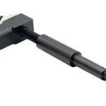 LBE CHANNEL LINER TOOL FOR GLK PISTL black angled side view with long shaft and block handle