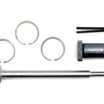 LBE AR15 BOLT REFURB KIT, silver pin and rings with black pin, retaining pin and component