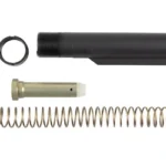 LBE 4 POSITION BUFFER TUBE KIT black tube, silver spring, buffer, end plate and locking ring
