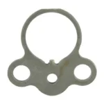Promag Ambi Single Point Sling Attach Plate gray-green front view with three sling loops