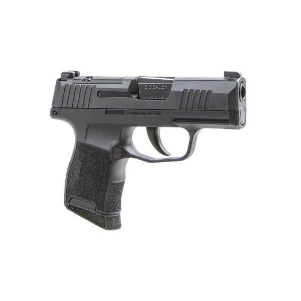 Sig Sauer P365 Handgun 9mm Luger 10rd Magazine (2) 3.1" Barrel Black Night Sights Manual Safety Compact SIG-LOC Footprint- CA