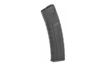 ProMag Colt AR15 black curved magazine, angled side view with textured body
