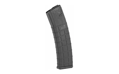 ProMag Colt AR15 black curved magazine, angled side view with textured body