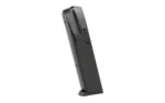PROMAG SCCY CPX2 9MM 20RD BLUE STEEL dark extended magazine, angled side view