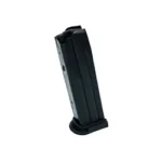 PROMAG FN 509 9MM 17RD BLUE STEEL, black magazine in angled side view