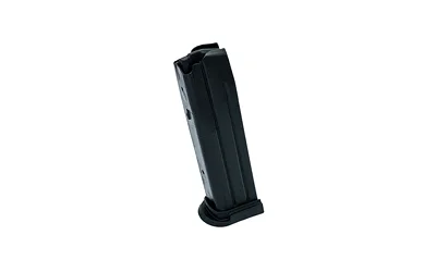 primary-10872 PROMAG FN 509 9MM 17RD BLUE STEEL, black magazine in angled side view