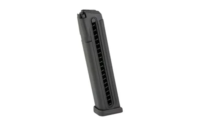 ProMag for GLK 44 magazine, black angled side view with visible follower slot