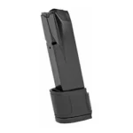 PROMAG S&W M&P45, black angled side view with extended baseplate