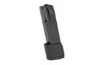 PROMAG S&W M&P45, black angled side view with extended baseplate