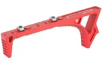 Strike LINK Curved Foregrip, red side view with curved grip, cutouts and mounting screws