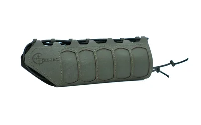 Cole-TAC Handguard Wrap No Slots GRN, green side view with padded panels and drawcord