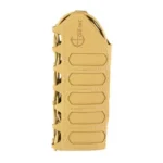 Cole-TAC Handguard Wrap Slots CB, tan front view with padded panels and slotted edges