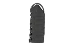 Cole-TAC COLETAC HANDGUARD WRAP SLOTS BLK, black front view with lacing and padded panels