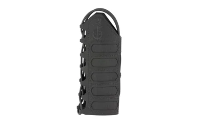 Cole-TAC COLETAC HANDGUARD WRAP SLOTS BLK, black front view with lacing and padded panels