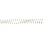 STRIKE CARBINE FLAT WIRE SPRING silver, full-length side view
