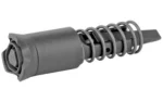 Strike Forward Assist Lightweight black, side view with grooved button, spring and shaft
