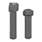 STRIKE ULTRA LIGHT TKDWN PINS BLK two black pins in angled view with polygonal heads