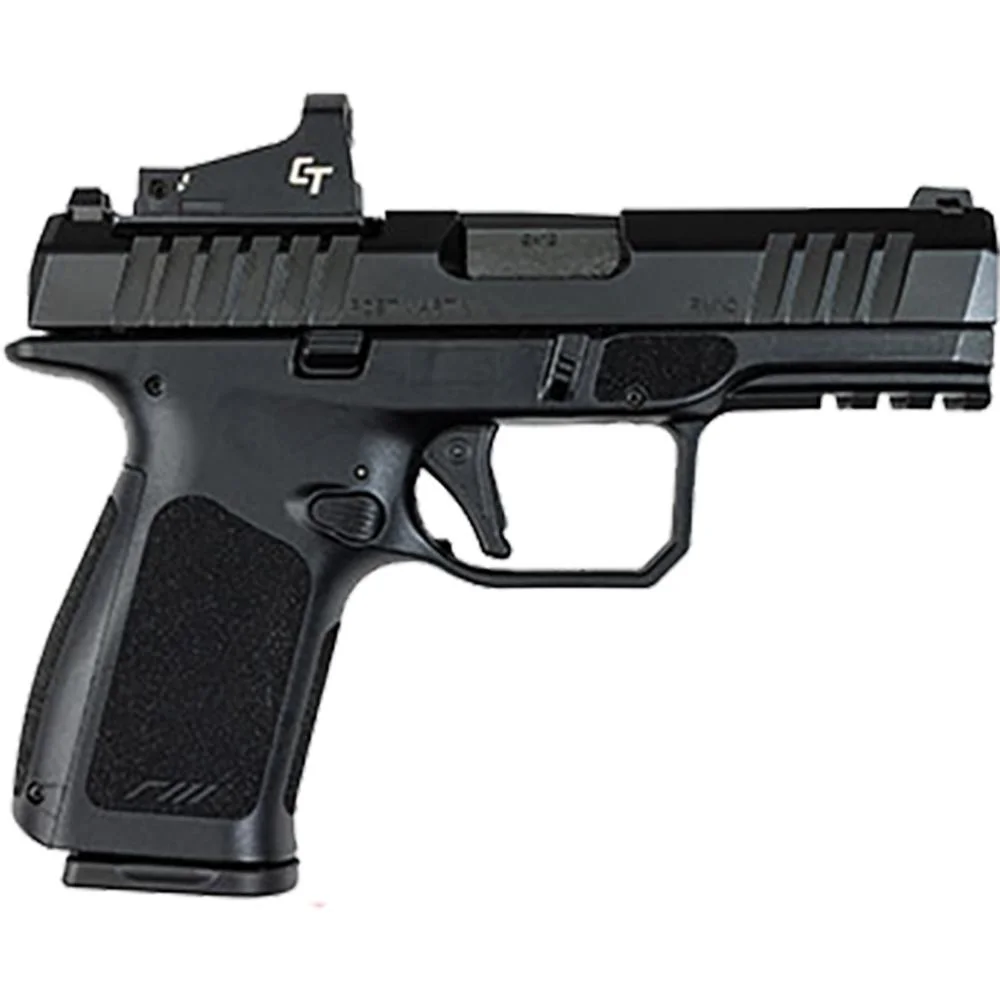primary-1102 Rost Martin RM1C Handgun 9mm Luger 15rd (1) & 17rd (1) Magazines 4" Barrel Black Optic Ready w/ CTS-1500 Red Dot
