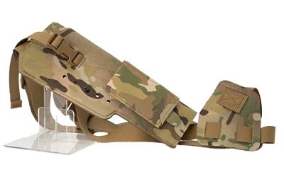Cole-TAC COLETAC VARMINT WRANGLER XL RH MC, camouflage right-side view with padded panels and straps