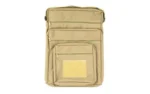 PRO-SHOT RANGE TARGET CASE coyote tan front view with carry handle and multiple pockets