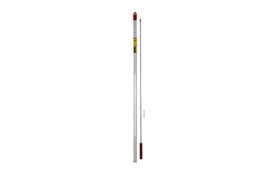 PRO-SHOT 1 PC CLNG ROD 32 .17CAL white cleaning rod with red caps, upright view