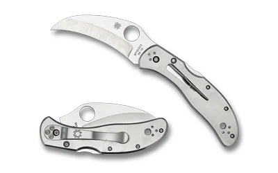 primary-11109 SPYDERCO HARPY CLIPIT SS 2.75" SILV