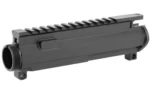 BLACK RAIN UPPER RECEIVER 223REM BLK, angled right-side view with top rail and threaded front
