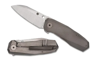 primary-11148 SPYDERCO TECHNO 3 TITANIUM GRY