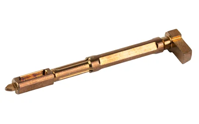 LANTAC Firing Pin for Glock 17/19, gold-coloured metal firing pin in side view