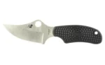 Spyderco ARK Lightweight, right-side view with satin blade and textured black handle