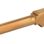 TRUE PREC BBL FOR RUGER RXM copper-colored barrel, angled front and side view