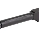 True Precision BBL for Ruger RXM black barrel, angled view with threaded muzzle