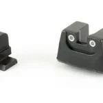 TRIJICON SUP NS GRN SET S&W CORE W/W black front and rear sights with white dot outlines