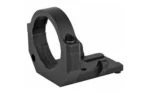 TRIJICON RMR MNT FOR 4X ACOG MATTE black ring mount, angled right-side view