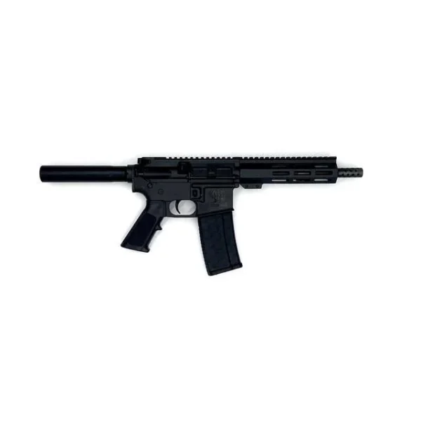 10 Ring Great Lakes AR-15 Pistol .223 Wylde 30rd Magazine 7.5" Nitride Barrel Black Finish