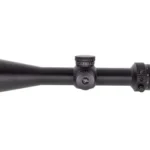 TRIJICON CREDO HX 4-16X50 SFP R/G/G black scope, left-side view with adjustment turrets