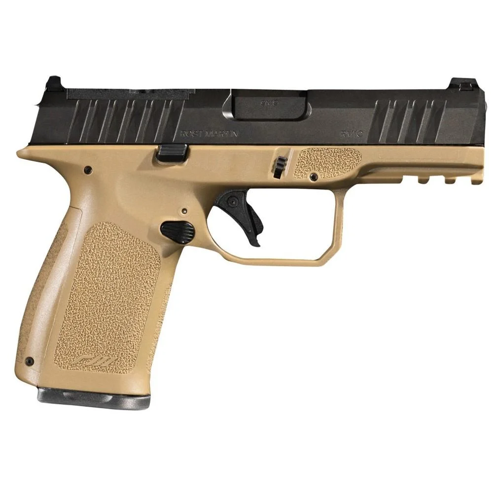 primary-1175 Rost Martin RM1C Handgun 9mm Luger 10rd (2) Magazines 4" Barrel FDE Optics Ready CA Model